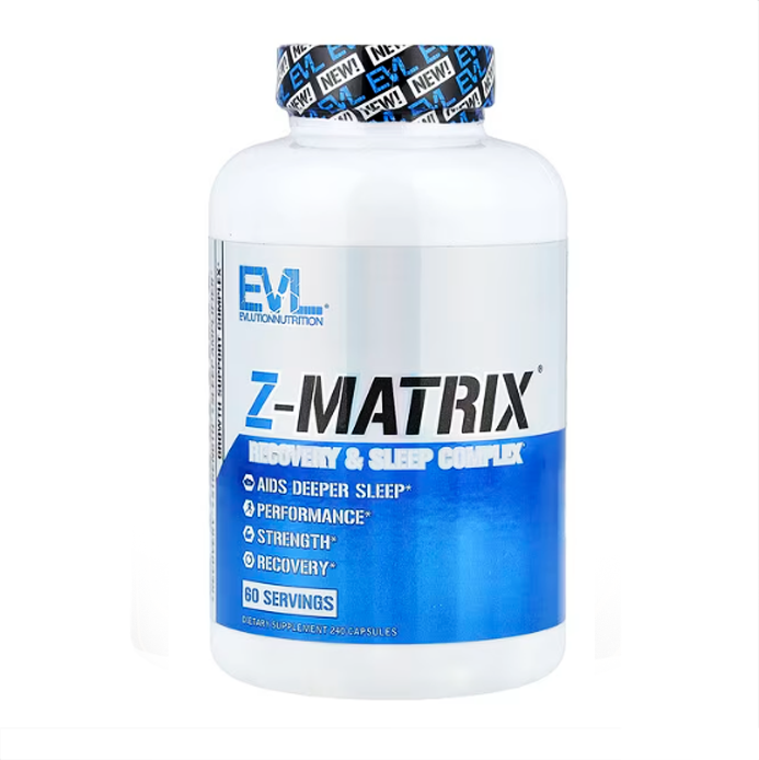 EVLution Nutrition, Z-Matrix®, Complexe pour la récupération et le sommeil, 240 capsules