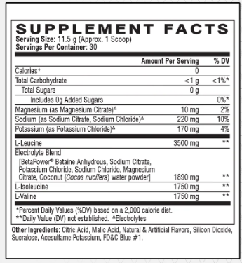 XTEND, Sport, 7 g de BCAA, Purée de kiwi et de fraise, 345 g