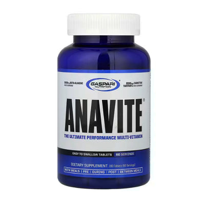 Gaspari Nutrition, ANAVITE, La multivitamine pour des performances ultimes, 180 comprimés