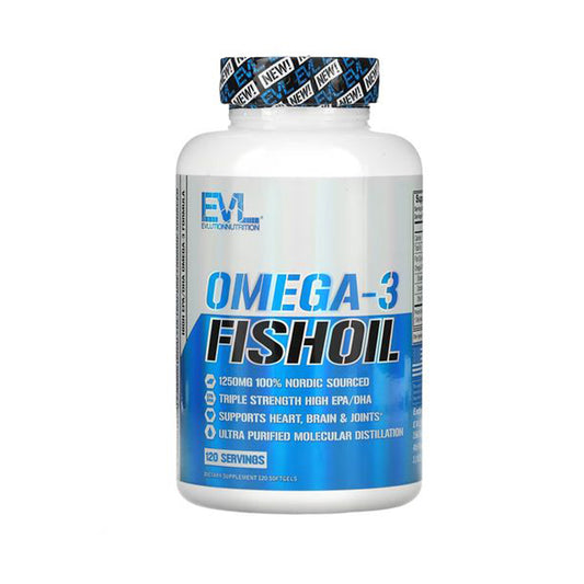 EVLution Nutrition, زيت السمك أوميجا 3، 120 كبسولة هلامية 
